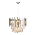 Kristallen kroonluchter aan ketting ASPEN 6xE14/40W/230V