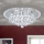 Kristallen plafondlamp GLORIA 4xG9/40W/230V diameter 38 cm doorzichtig/glanzend chroom