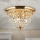 Kristallen plafondlamp PLAFOND 3xE27/40W/230V diameter 35 cm goud