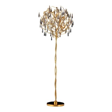 Kristallen staande lamp 5xG9/40W/230V goud