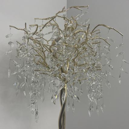 Kristallen staande lamp 5xG9/40W/230V goud