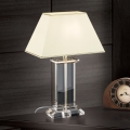 Kristallen tafellamp VERONIQUE 1xE27/60W/230V crème/doorzichtig