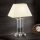 Kristallen tafellamp VERONIQUE 1xE27/60W/230V crème/doorzichtig