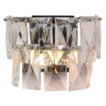 Kristallen wandlamp CHELSEA 2xE14/40W/230V chroom