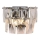 Kristallen wandlamp CHELSEA 2xE14/40W/230V glanzend chroom