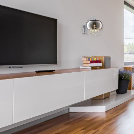 Kristallen wandlamp STARLIGHT 1xE14/40W/230V