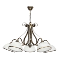 Kroonluchter aan ketting ANTICA 5xE27/60W/230V