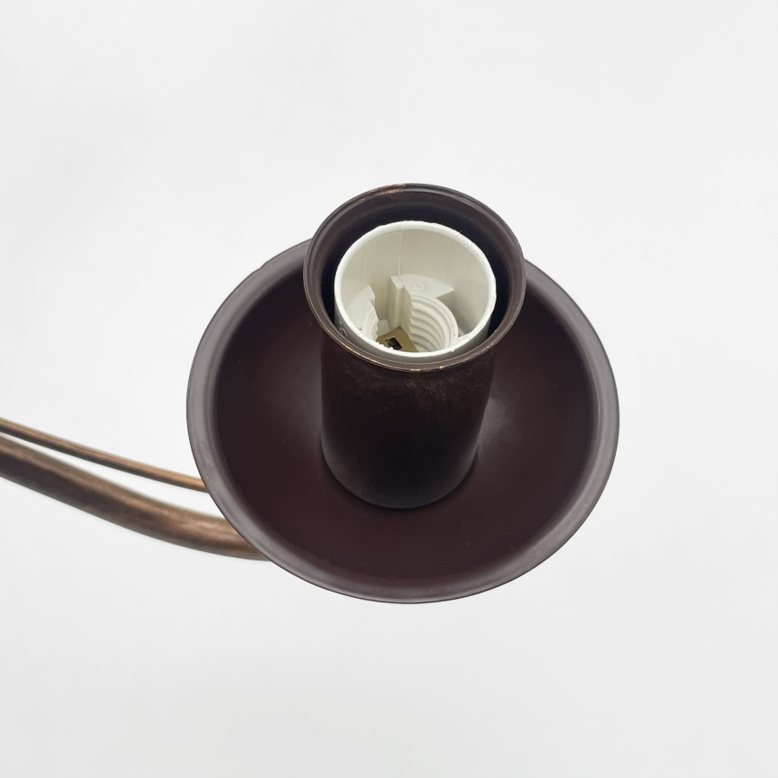 Kroonluchter aan ketting ANTON 3xE14/15W/230V bronskleurig