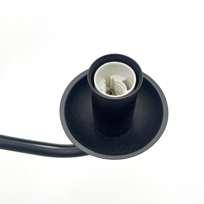 Kroonluchter aan ketting ANTON 3xE14/15W/230V zwart