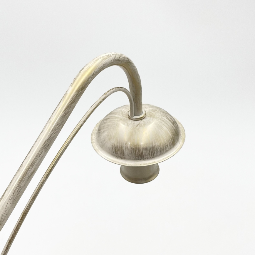 Kroonluchter aan ketting ANTON 5xE14/60W/230V witte patina