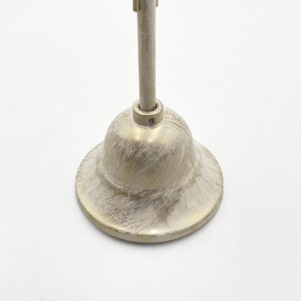 Kroonluchter aan ketting ANTON 8xE14/60W/230V witte patina