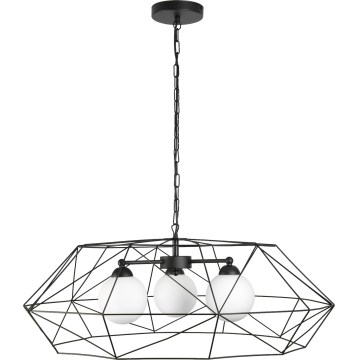 Kroonluchter aan ketting DEXA 3xG9/10W/230V zwart
