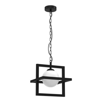 Kroonluchter aan ketting DIEGO 1xE14/40W/230V zwart