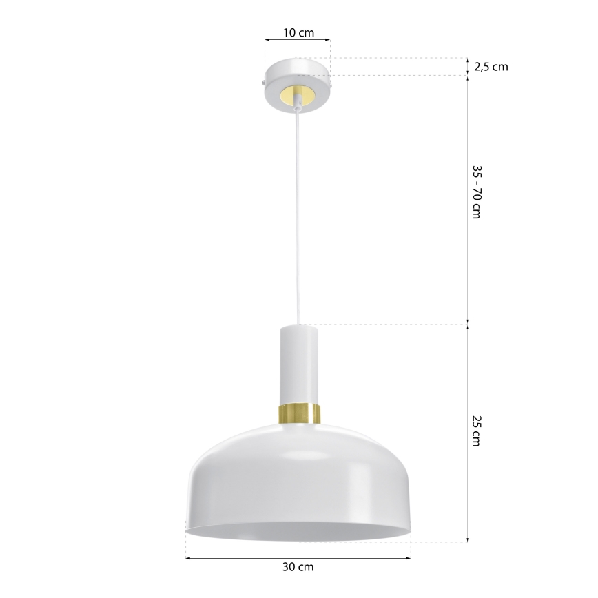 Kroonluchter aan ketting MALMO 1xE27/60W/230V