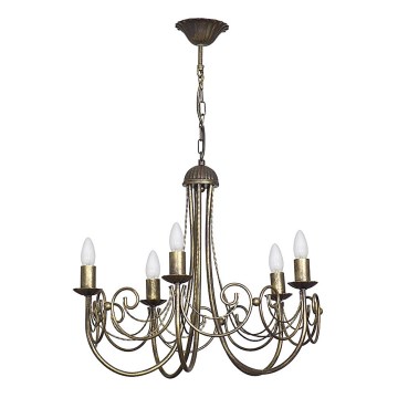 Kroonluchter aan ketting PALACE 5xE14/60W/230V