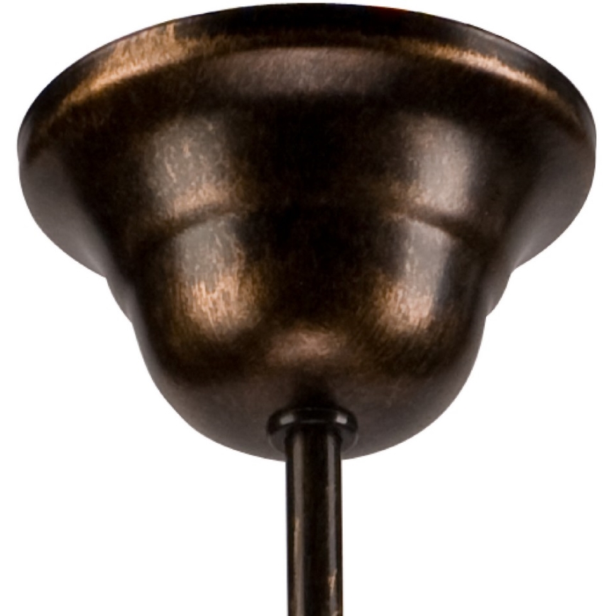 Kroonluchter aan ketting RETRO II 5xE27/60W/230V met zwarte patina