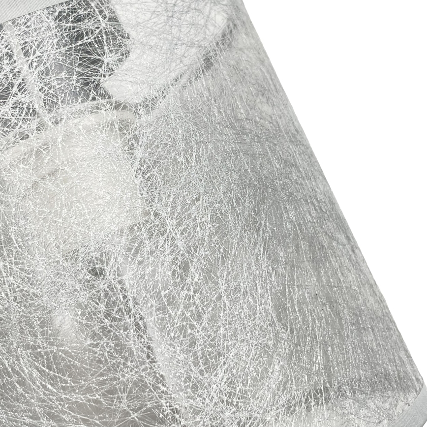 Kroonluchter aan ketting ROSA 5xE27/60W/230V zwart/grijs