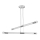 Kroonluchter aan koord BASTONE WIT 4xE14/40W/230V