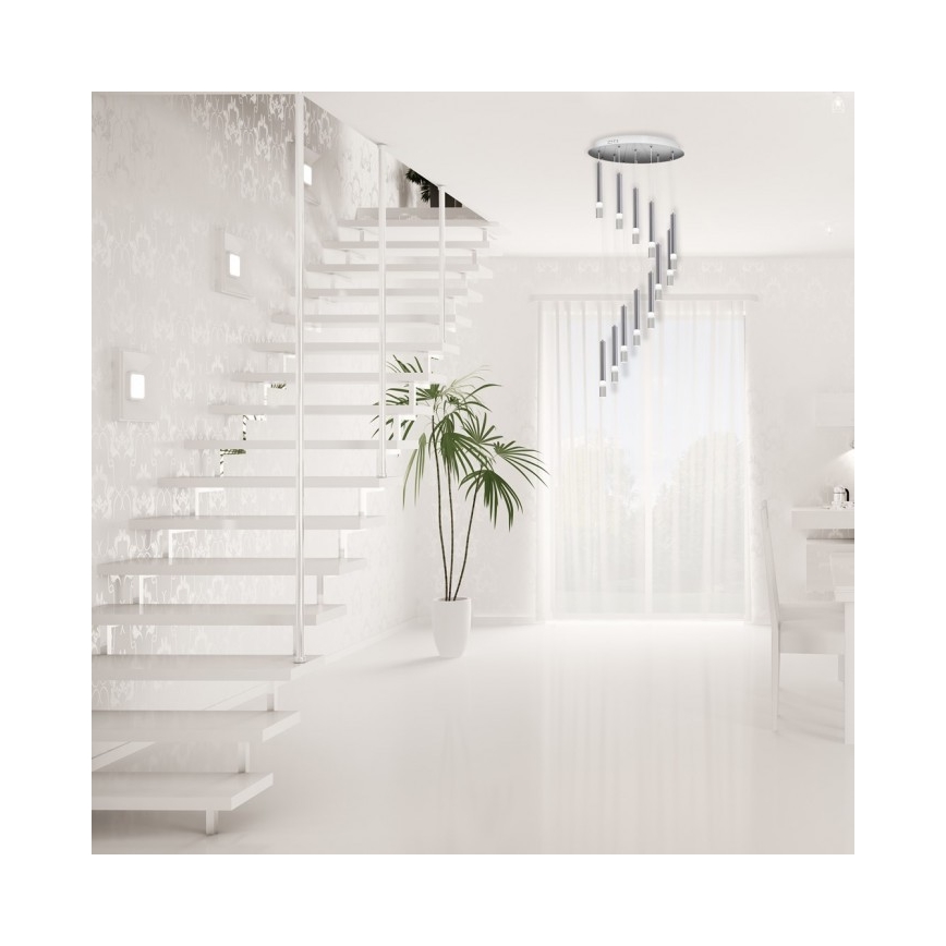 Kroonluchter aan koord ICE 12xLED/1W/230V