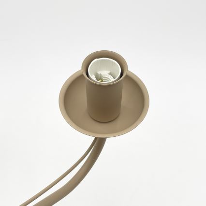 Kroonluchter ANTON aan ketting 8xE14/60W/230V beige