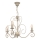 Kroonluchter met ketting MAURO 3xE14/15W/230V beige