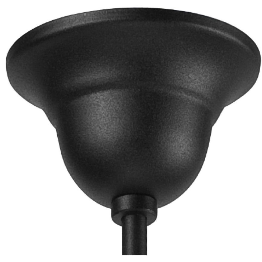 Kroonluchter met ketting RETRO II 5xE27/60W/230V mat zwart