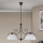 Kroonluchter met ketting RULA 2xE27/40W/230V wit/brons