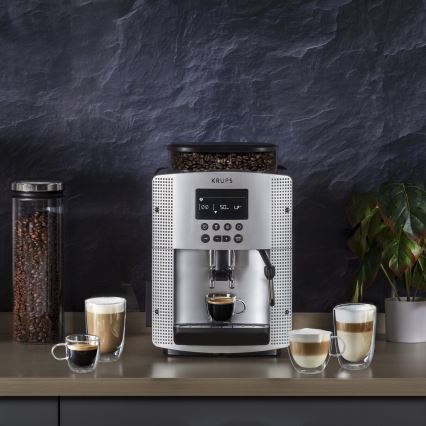 Krups - Automatische koffiemachine ESSENTIAL 1450W/230V zilver