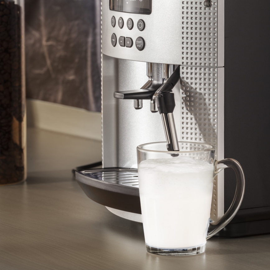 Krups - Automatische koffiemachine ESSENTIAL 1450W/230V zilver