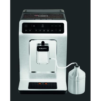 Krups - Automatische koffiemachine met melkcontainer EVIDENCE 1450W/230V wit