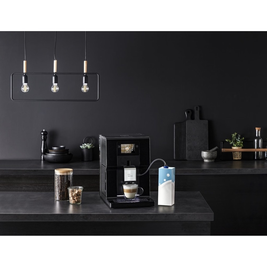 Krups - Automatische koffiemachine met melkcontainer INTUITION PREFERENCE 1450W/230V zwart