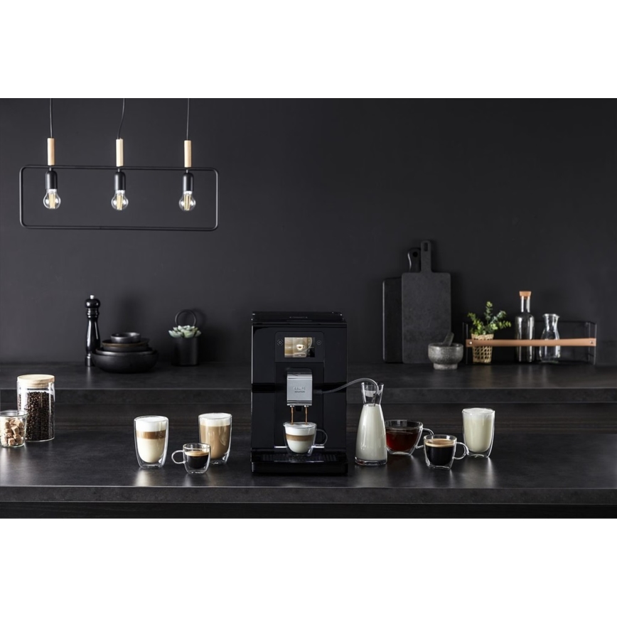 Krups - Automatische koffiemachine met melkcontainer INTUITION PREFERENCE 1450W/230V zwart