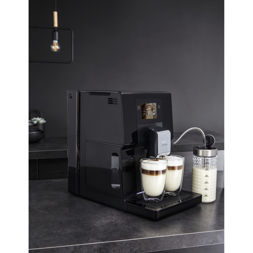 Krups - Automatische koffiemachine met melkcontainer INTUITION PREFERENCE 1450W/230V zwart