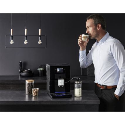 Krups - Automatische koffiemachine met melkcontainer INTUITION PREFERENCE 1450W/230V zwart