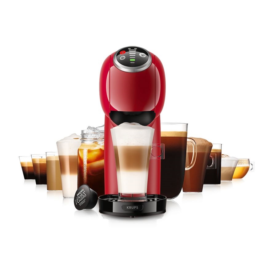Krups - Capsule-koffiezetapparaat NESCAFÉ DOLCE GUSTO GENIO S PLUS 1500W rood