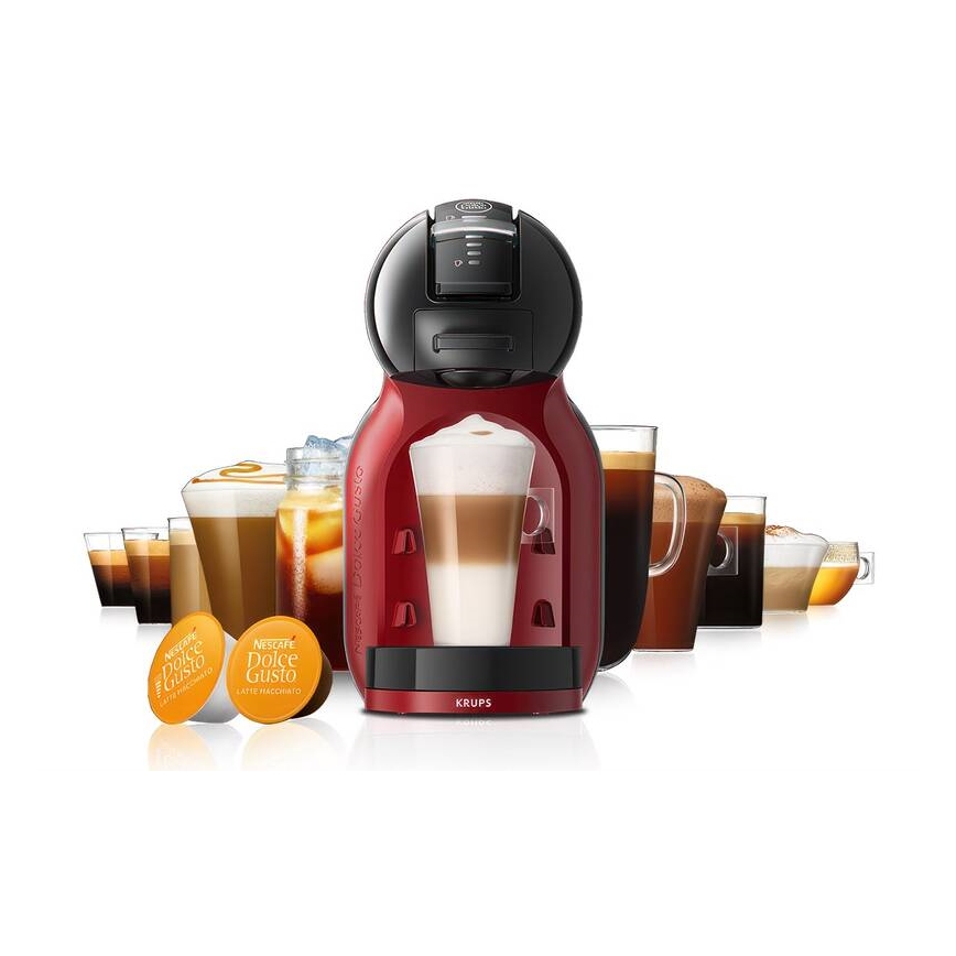Krups - Capsule-koffiezetapparaat NESCAFÉ DOLCE GUSTO MINI ME 1500W/230V rood/zwart