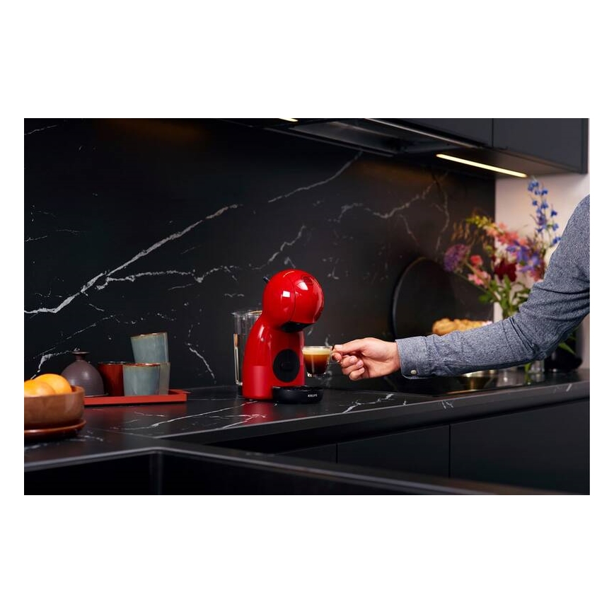 Krups - Capsule-koffiezetapparaat NESCAFÉ DOLCE GUSTO PICCOLO XS 1600W rood