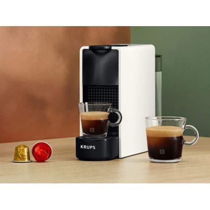 Krups - Capsule-koffiezetapparaat NESPRESSO Essenza mini 1310W/230V wit