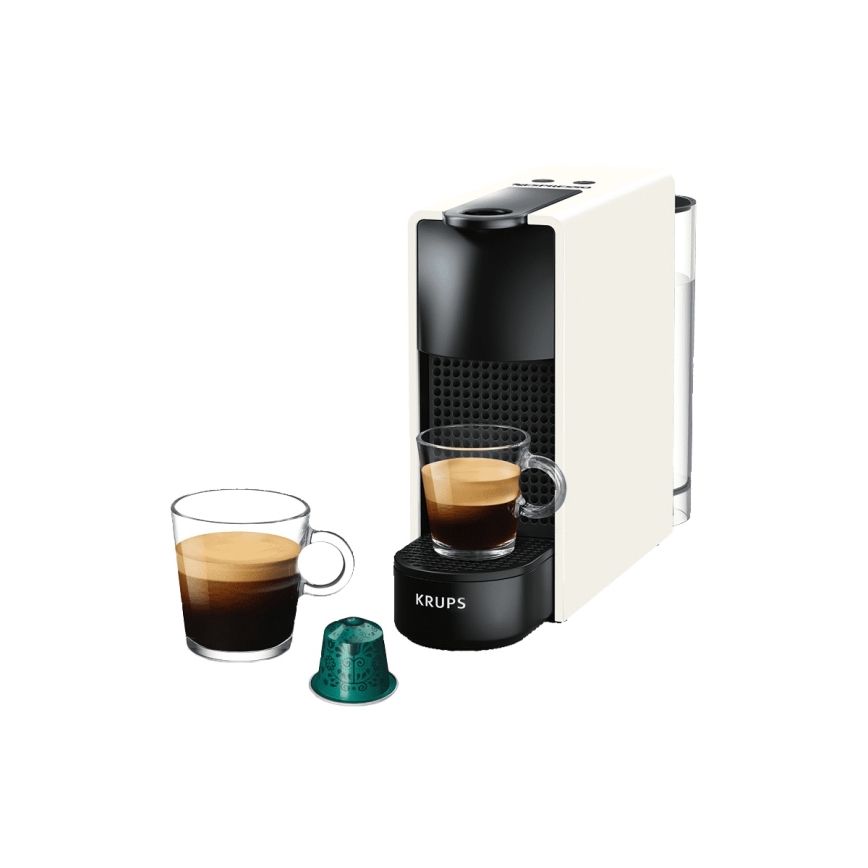 Krups - Capsule-koffiezetapparaat NESPRESSO Essenza mini 1310W/230V wit