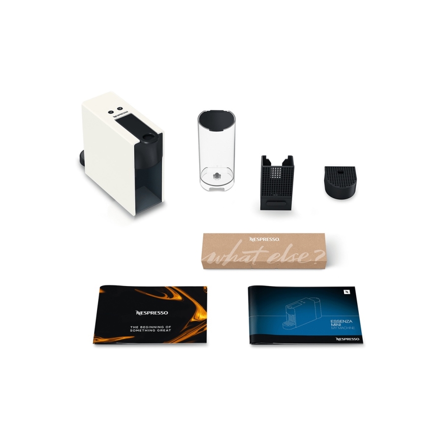 Krups - Capsule-koffiezetapparaat NESPRESSO Essenza mini 1310W/230V wit