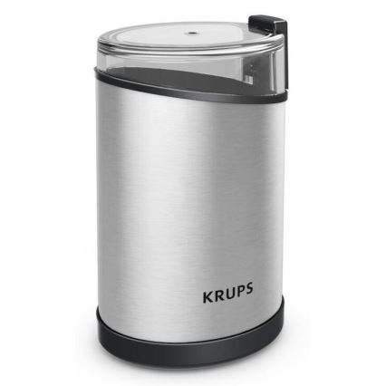 Krups - Elektrische koffiebonenmolen 85g FAST-TOUCH 200W/230V chroom