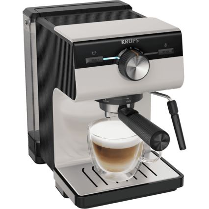 Krups - Hendel koffiezetapparaat voor twee kopjes AUTHENTIC 1450W/230V grijs