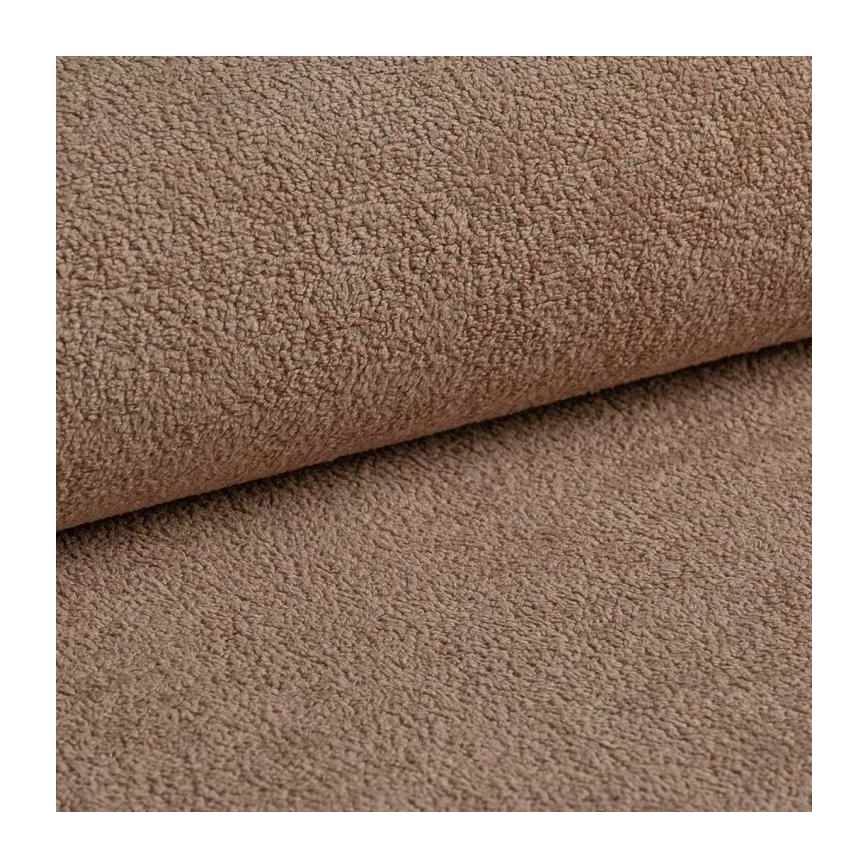 L-vormige hoekbank CASTELO met slaapfunctie en opbergruimte, rechts, beige