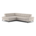 L-vormige opvouwbare hoekbank MARANO links beige