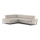L-vormige opvouwbare hoekbank MARANO links beige