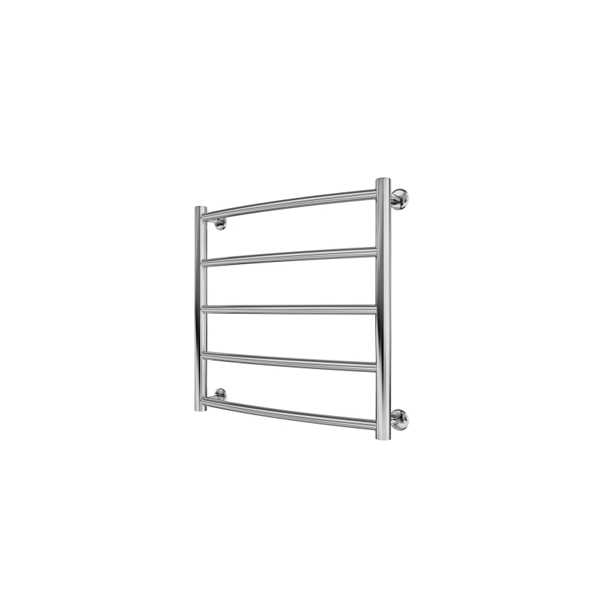 Ladder verwarmde handdoekradiator CLASSIC 102W/230V 50x53 cm roestvrij/glanzend chroom