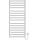 Ladder verwarmde handdoekradiator HF OXFORD 255W/230V 117x53 cm wit rechts