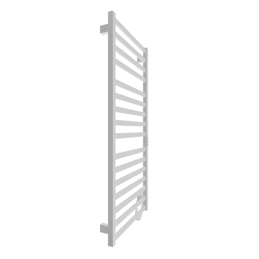 Ladder verwarmde handdoekradiator HF OXFORD 255W/230V 117x53 cm wit rechts