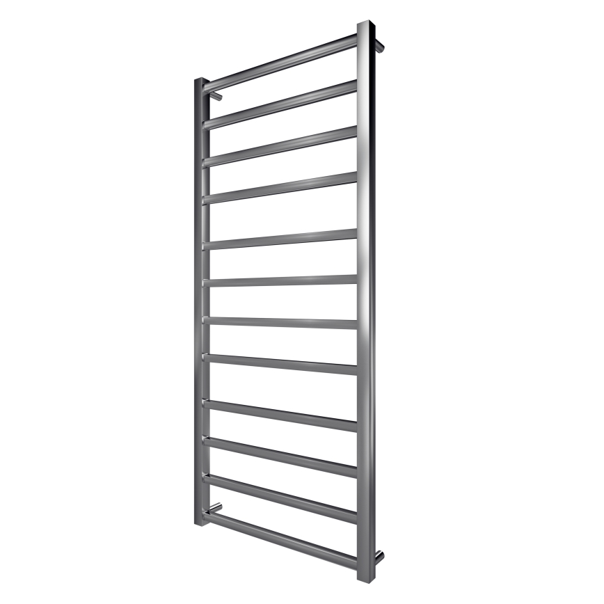 Ladder verwarmde handdoekradiator TOKIO 260W/230V 120x53 cm roestvrij/glanzend chroom