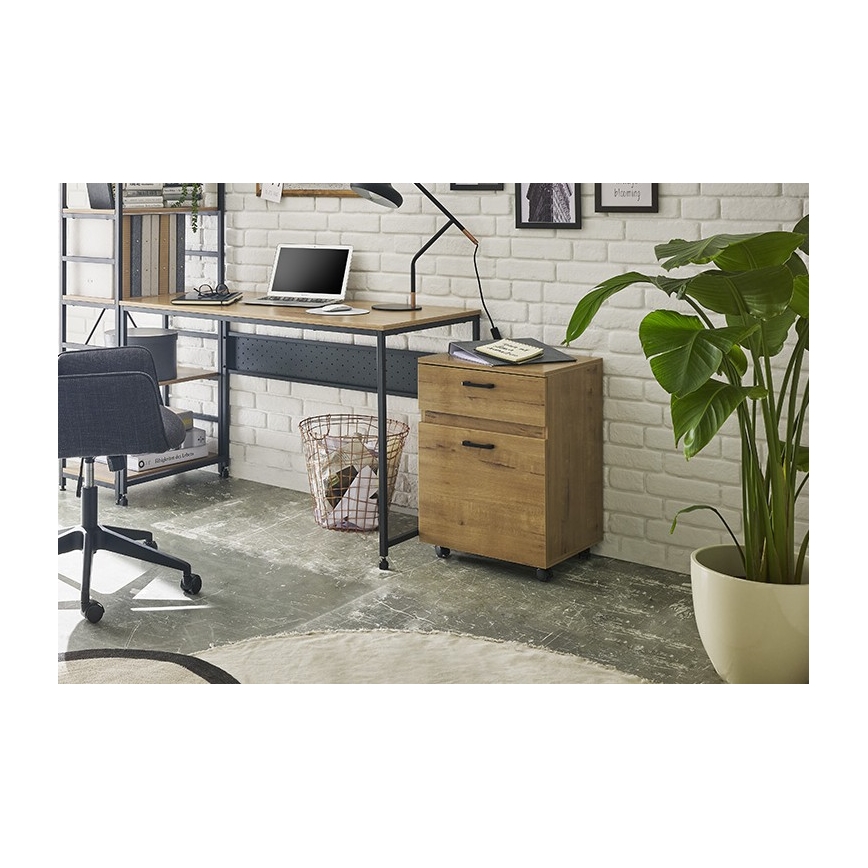 Ladeblok MIRANE eiken